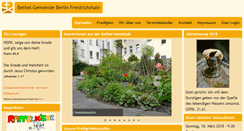 Desktop Screenshot of baptisten-friedrichshain.de